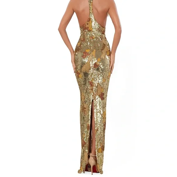 Elegant Sequin Gown - Picture 2 of 5